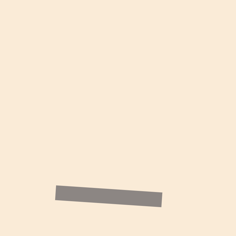 Another run: a thick stroke in a different random colour and position.